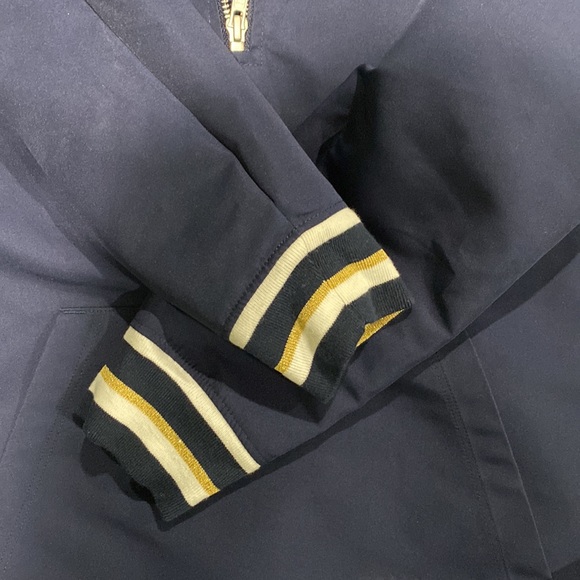 SOLD eB Univ Of Michigan Wolverines 1/4 Zip Pullover Jacket EUC - Picture 12 of 15